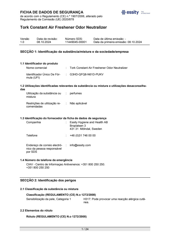 Safety Data Sheet