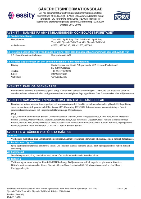 Safety Data Sheet