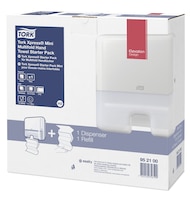 „Tork Xpress® Mini Multifold“ popierinių rankšluosčių pradinė pakuotė