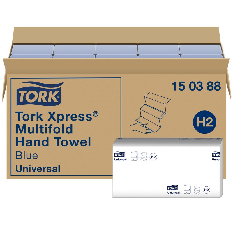 Tork Xpress® Multifold-Handtücher Blau H2