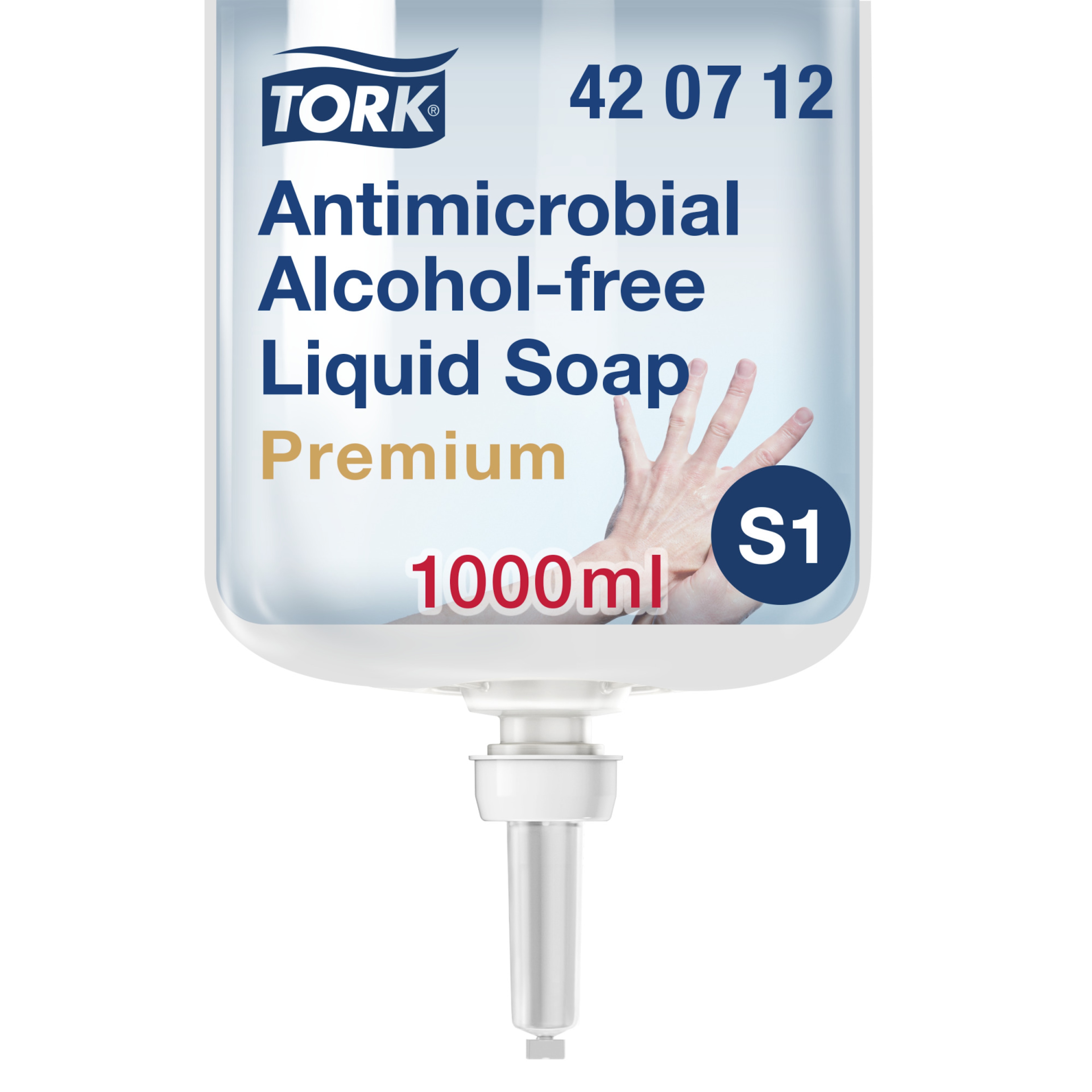 Tork Antimikrobiel Flydende Sæbe uden alkohol 