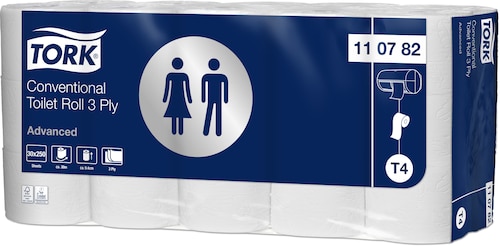 Tork Conventional Toilet Roll Advanced - 3 Ply