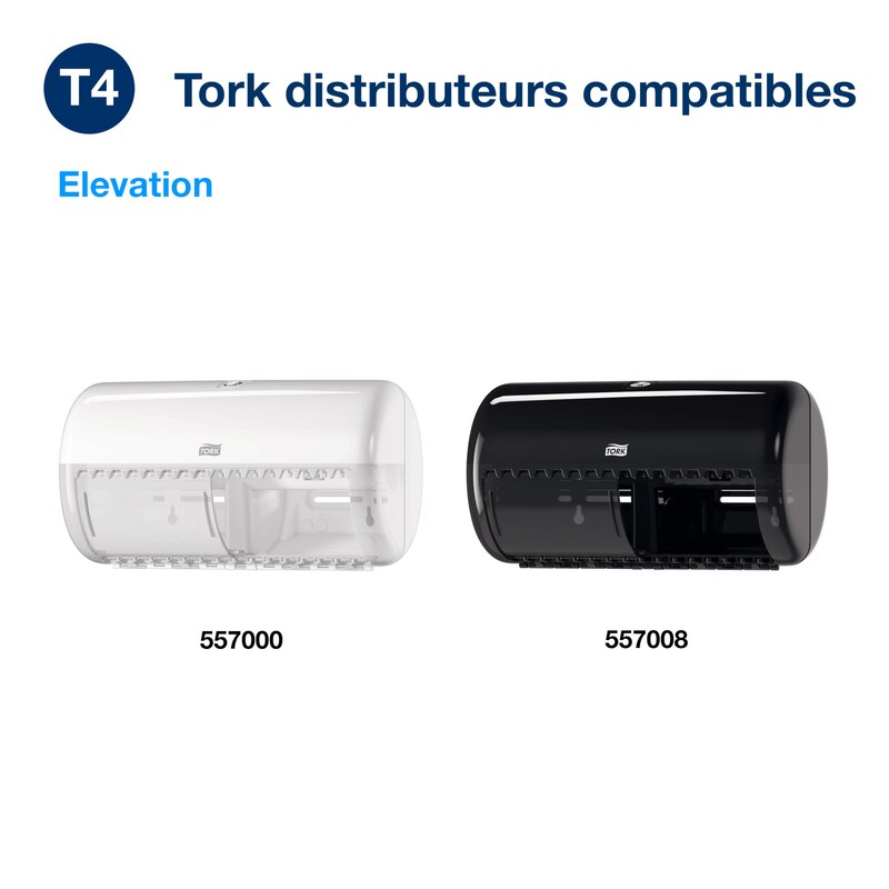 Papier Toilette Tork Advanced - Rouleaux Mid-Size 100m, 2 Plis, Lot De 27, Écologique