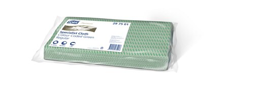 Tork Green Colour Coded Cleaning Cloth