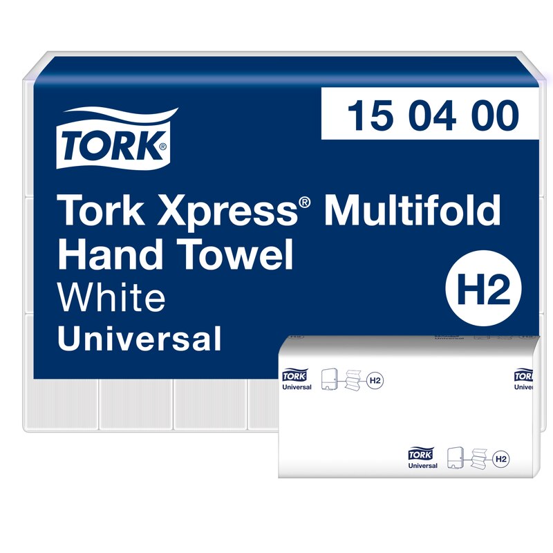 Tork Xpress® Multifold-Handtücher Weiß H2