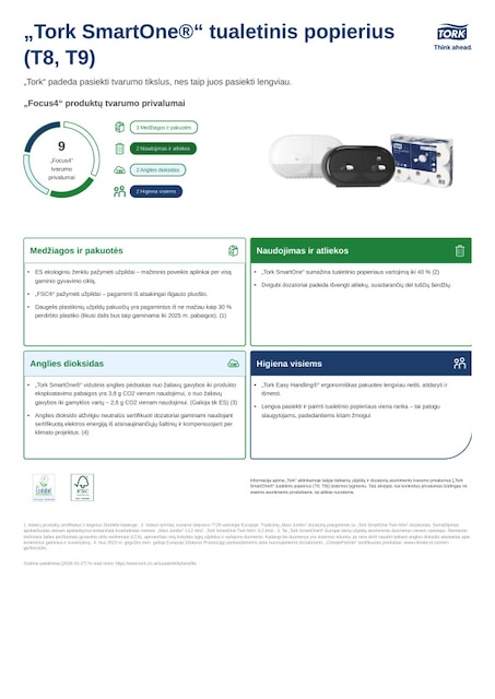 Tvarumo duomenų lapas