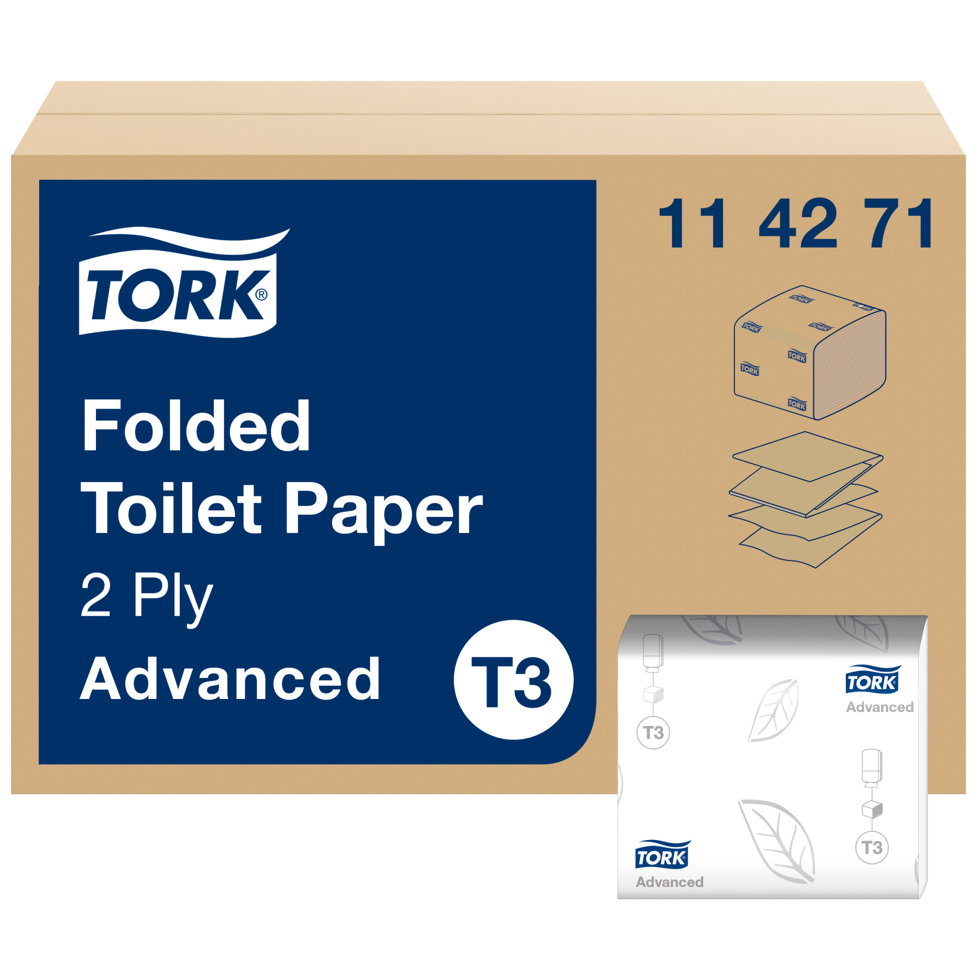 Tork Advanced Χαρτί Υγείας σε Φύλλα
