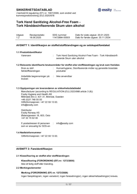 Safety Data Sheet
