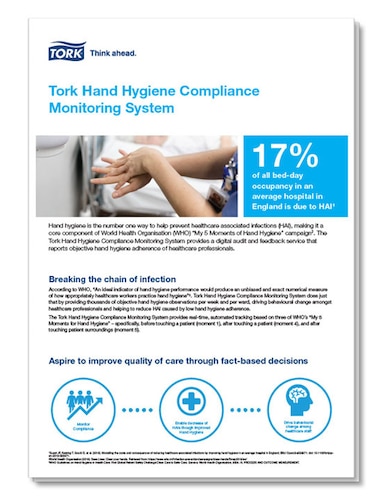 Hand Hygiene Monitoring System Leaflet