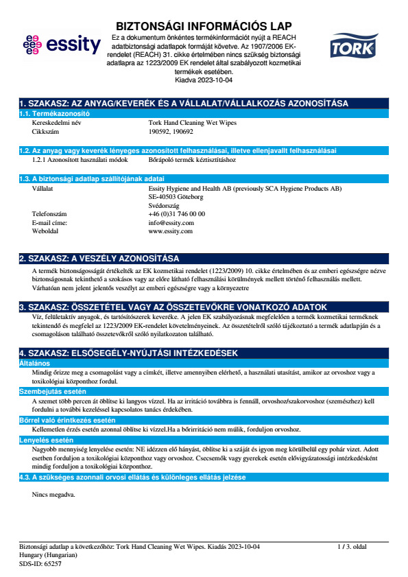 Safety Data Sheet