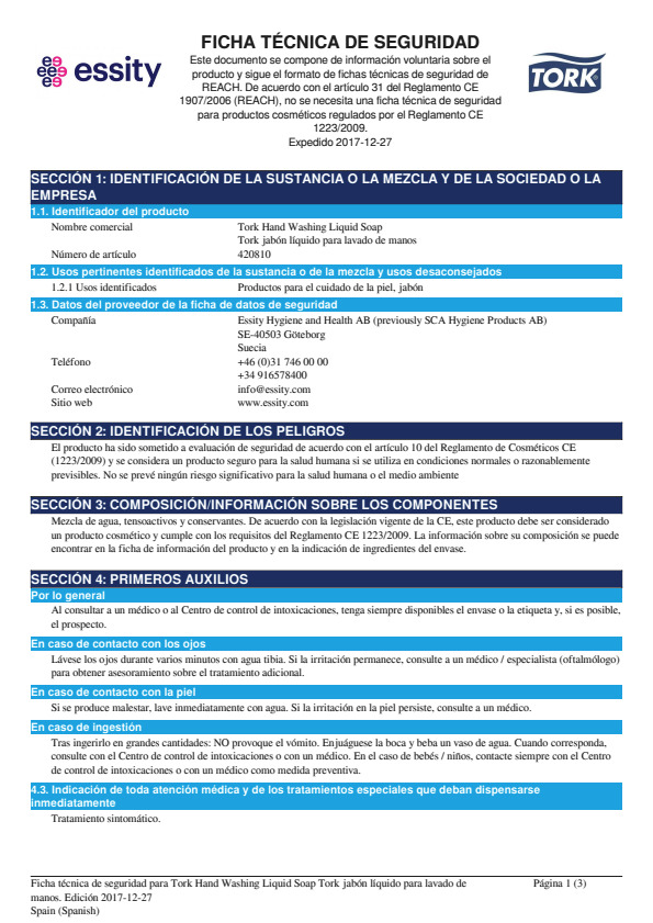 Safety Data Sheet