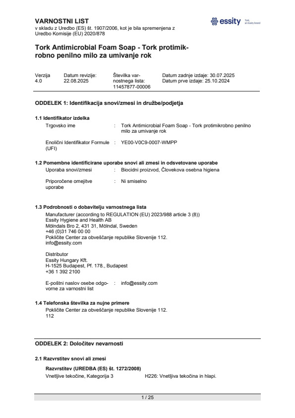 Safety Data Sheet