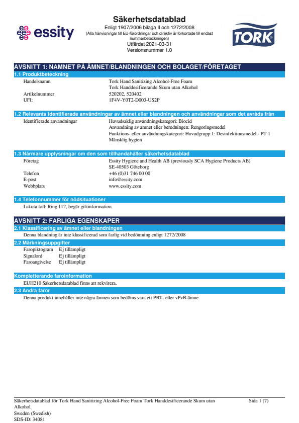 Safety Data Sheet