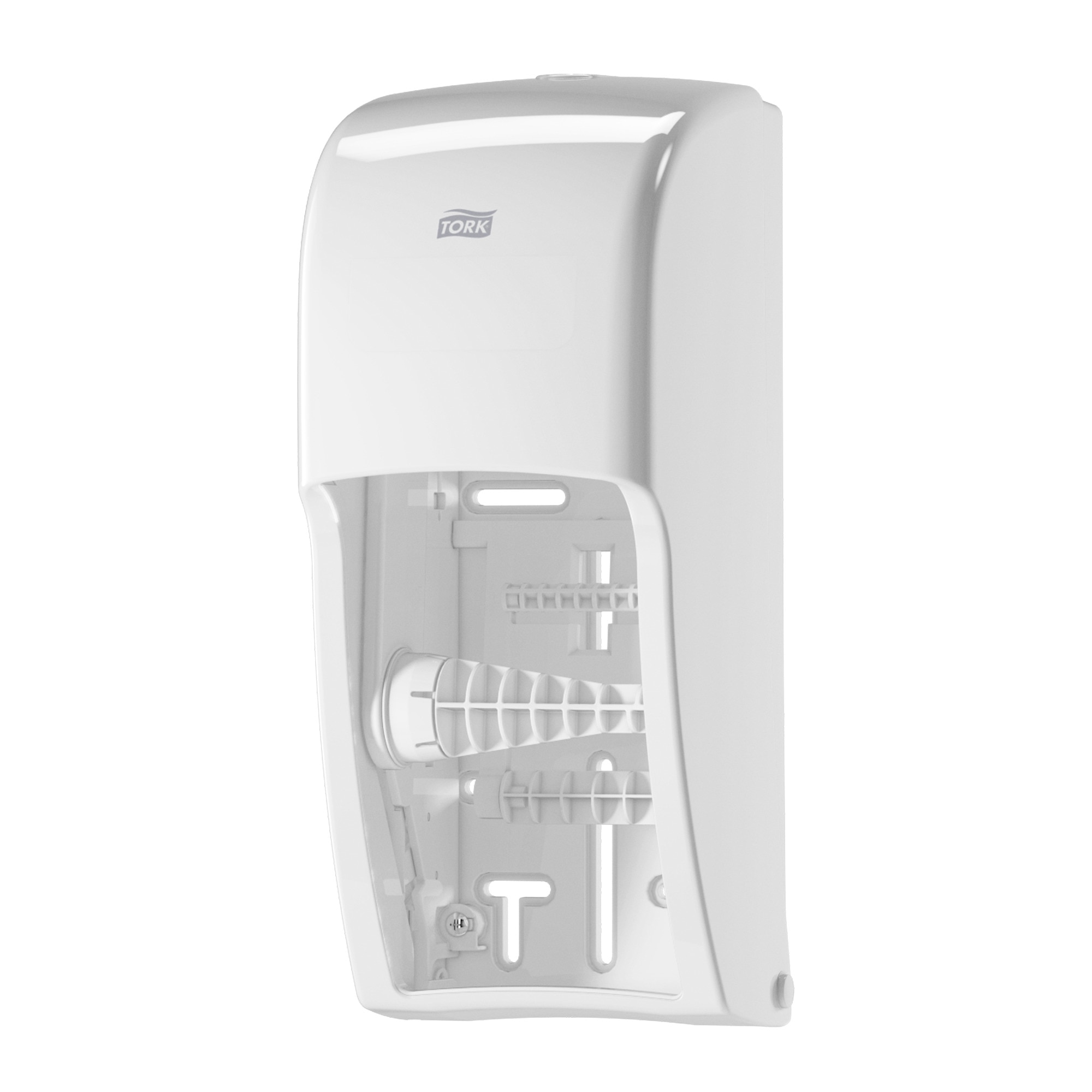 Tork Twin Toilet Paper Roll Dispenser White T26