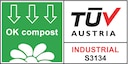 Napkins certified OK Compost Industrial by TUV Austria*