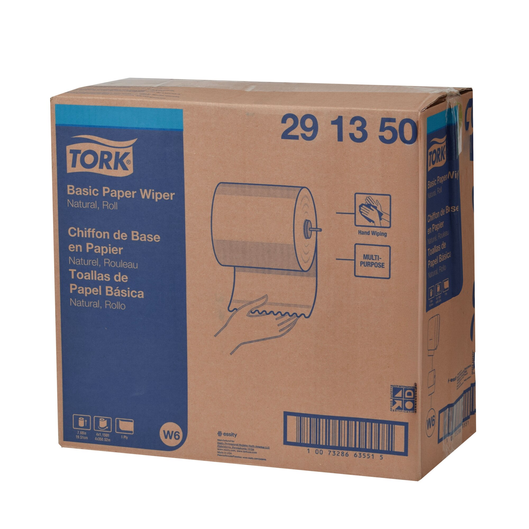 Tork Basic Paper Wiper Natural W6