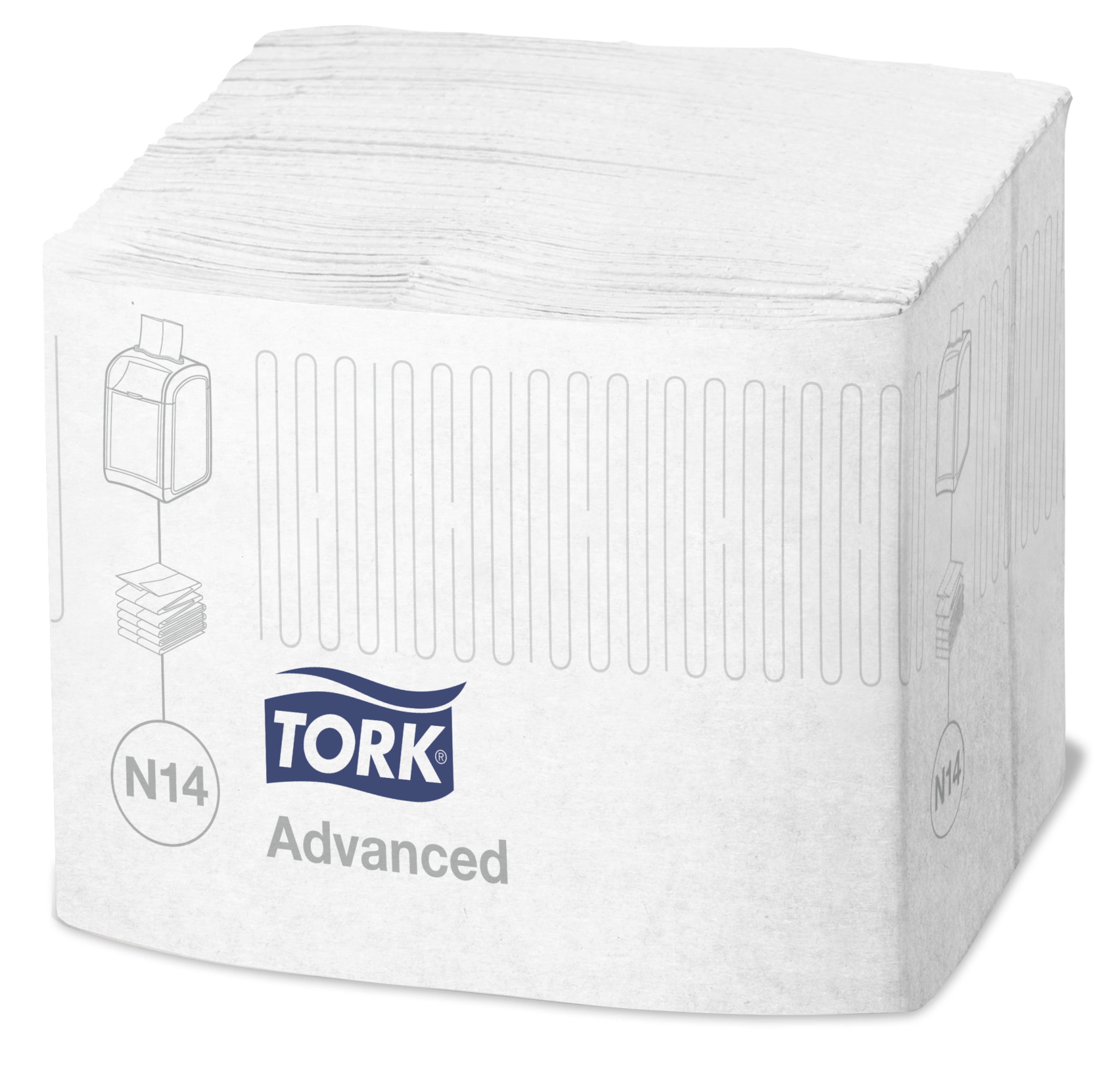 Tork Xpressnap Fit® Servilleta Blanca para Dispensador N14