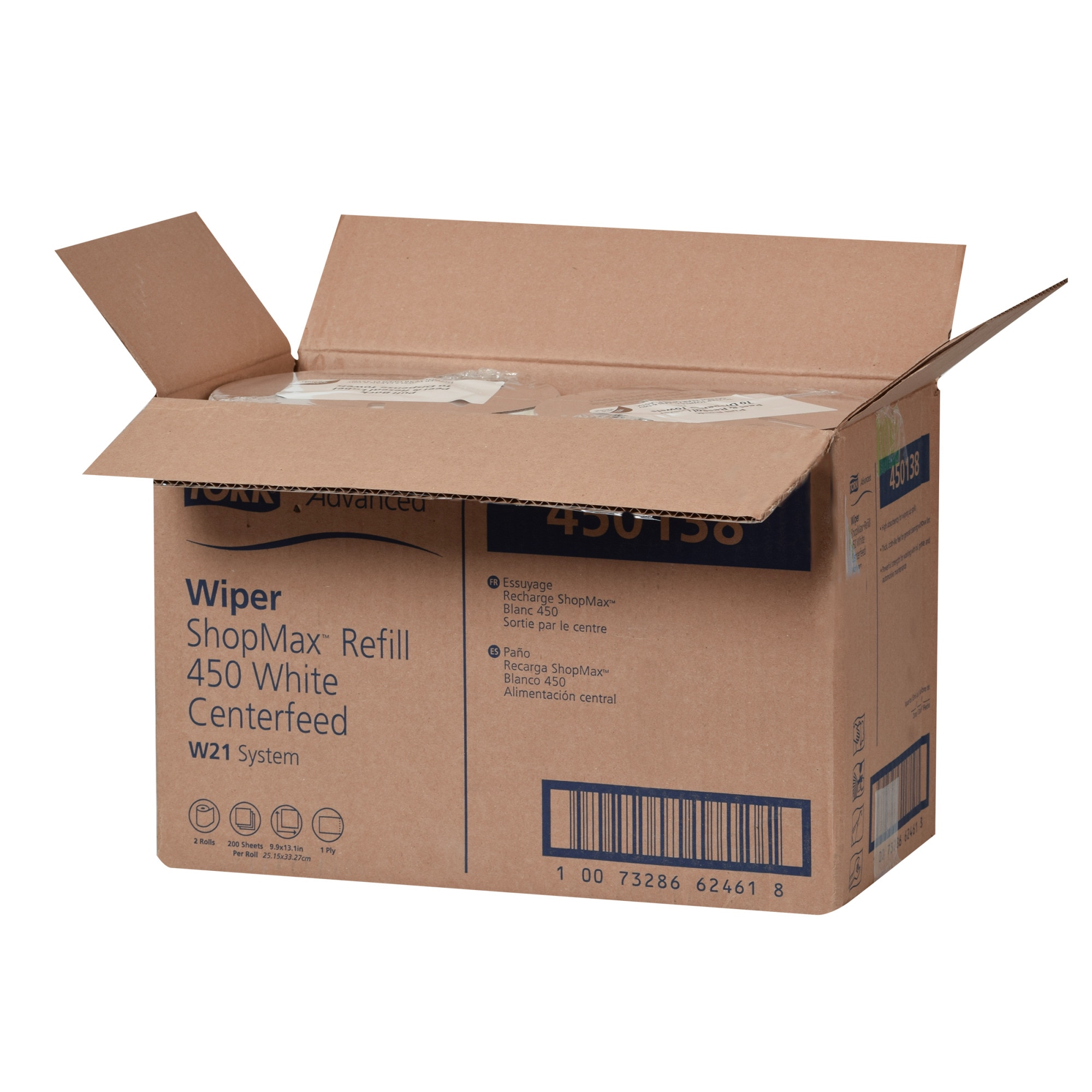 Tork ShopMax Heavy Duty Centerfeed Paper Towel White W22