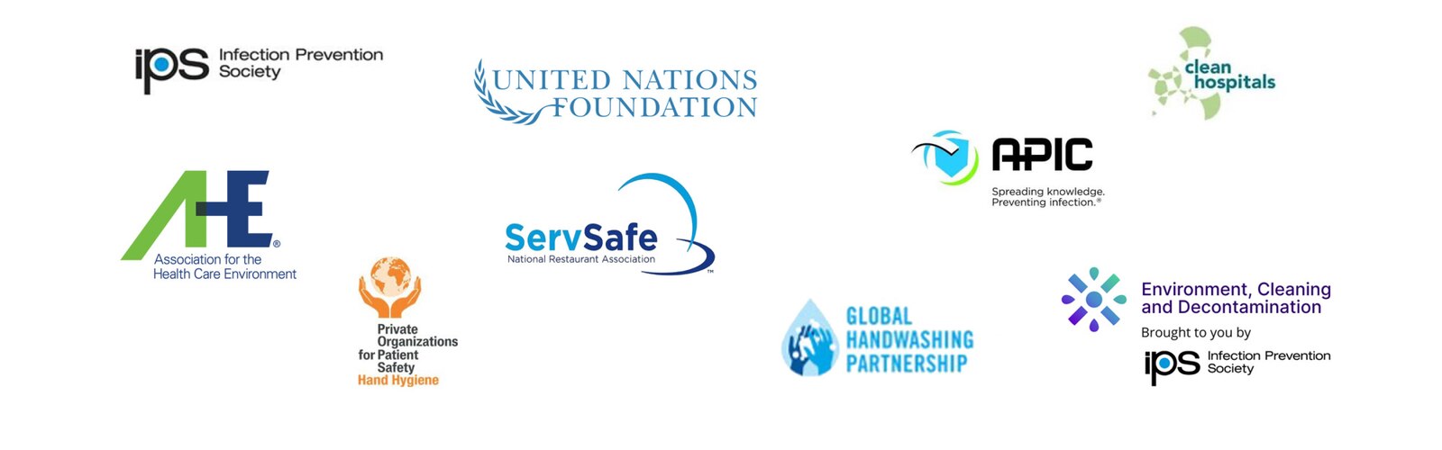 Egy kép a különböző szervezetek logóival
