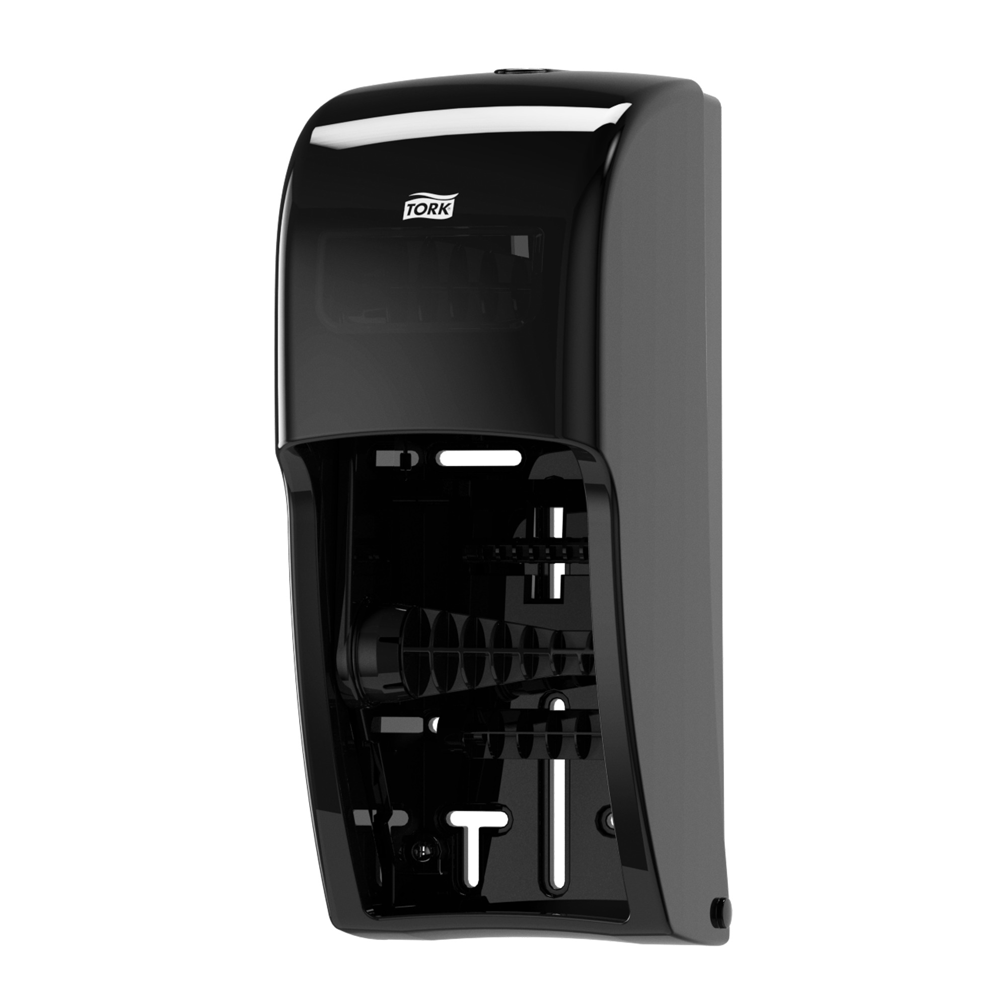 Tork Twin Toilet Paper Dispenser Black T26