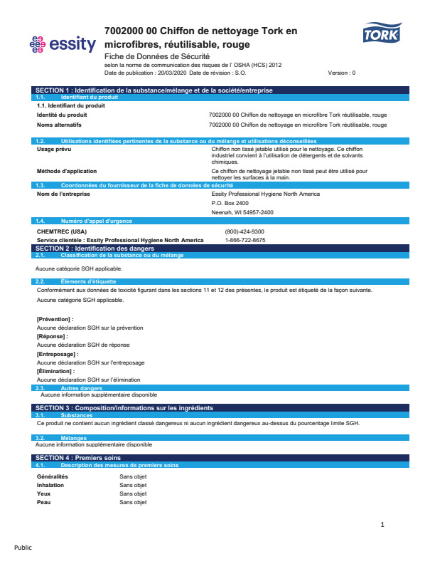 Safety Data Sheet