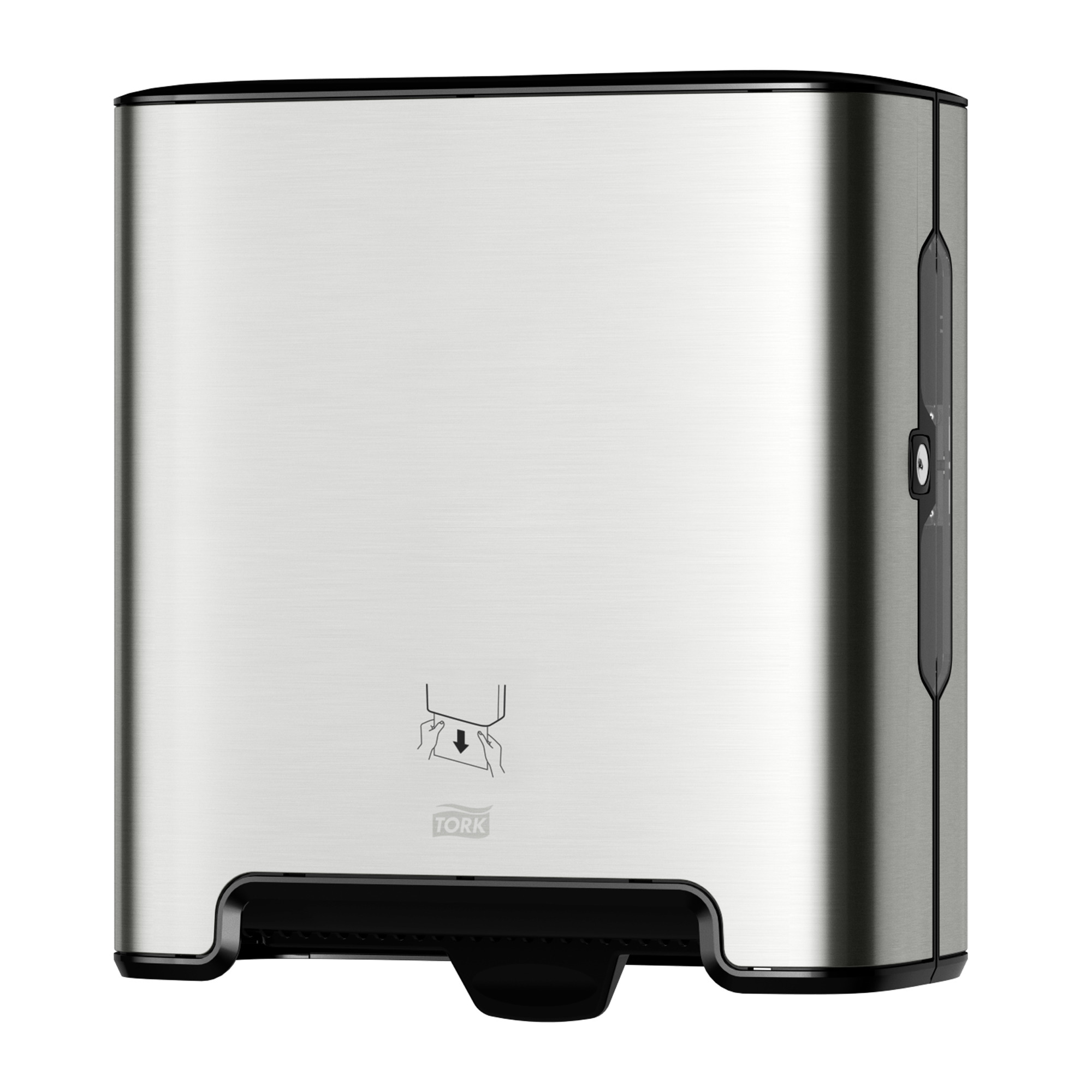 Distributeur de serviettes à mains en rouleau en papier Tork Matic® Acier inoxydable H1