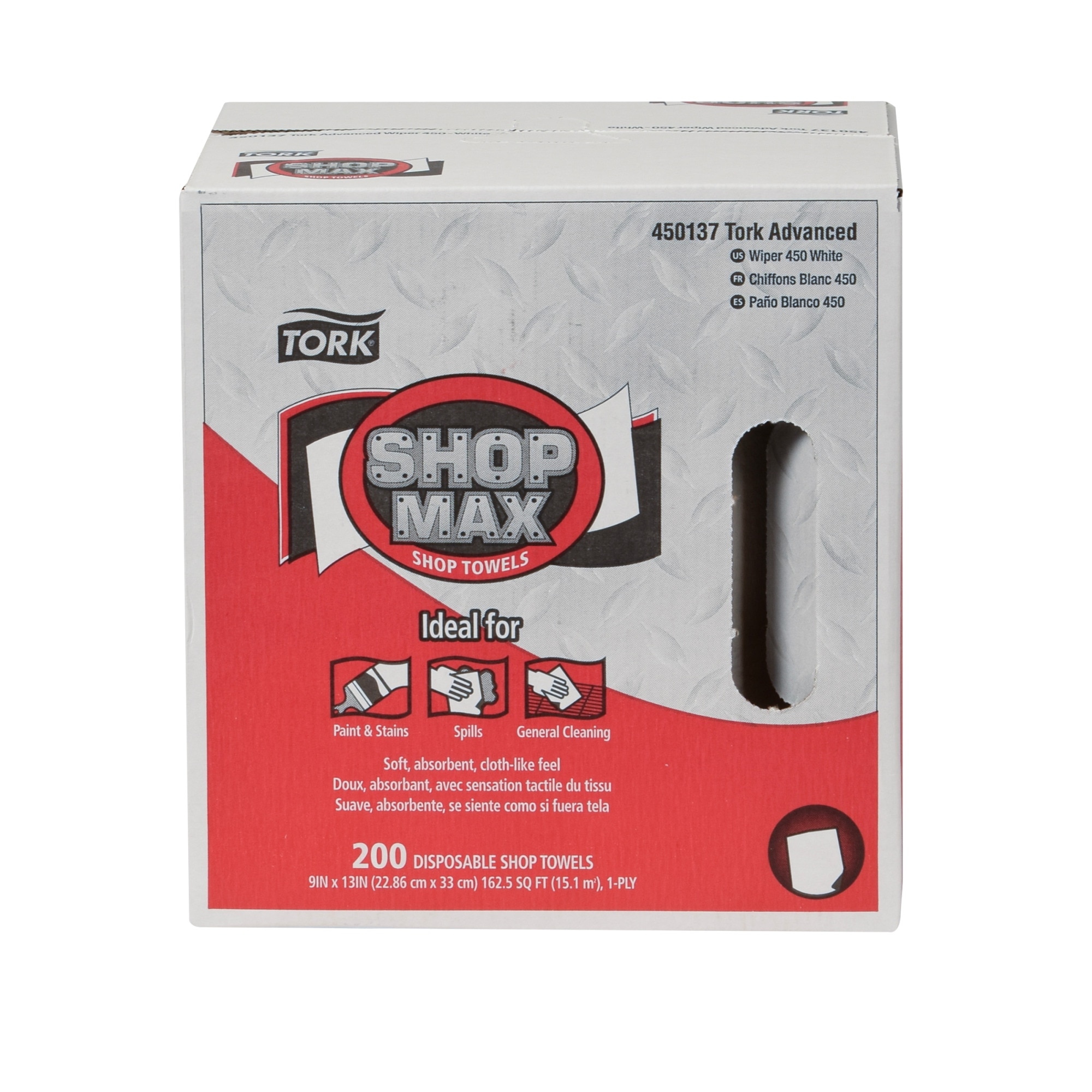 Tork ShopMax Heavy Duty Centerfeed Paper Towel White Self Dispensing