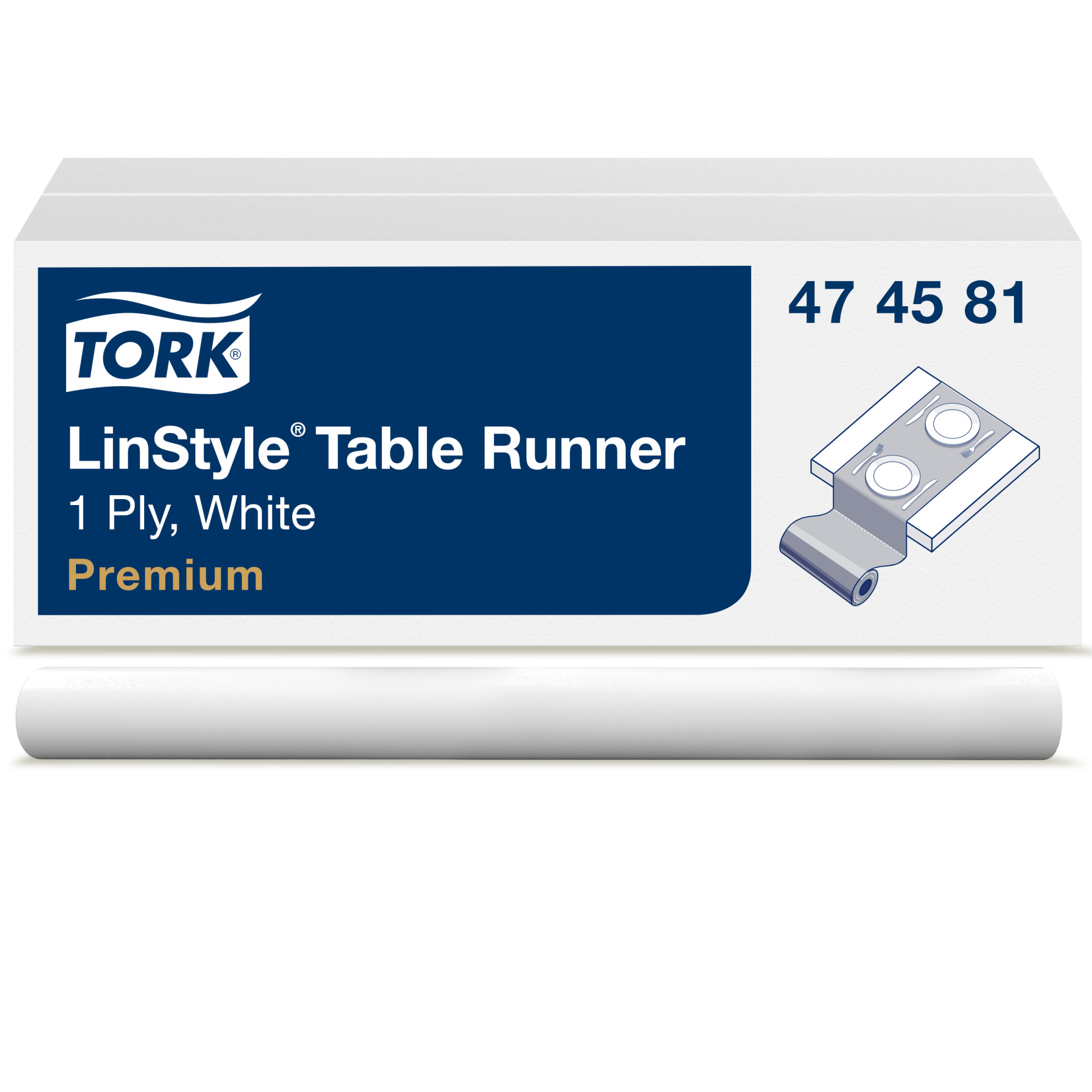 Tork LinStyle® asztalterítő, fehér