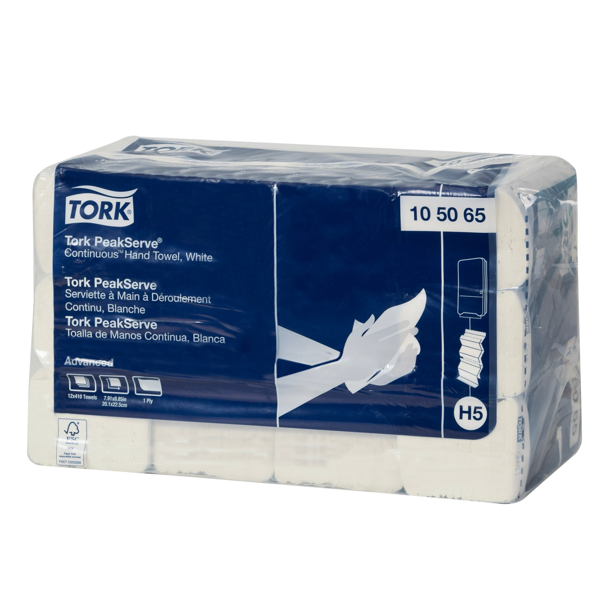 Tork PeakServe® Continuous™ Hand Towel White H5