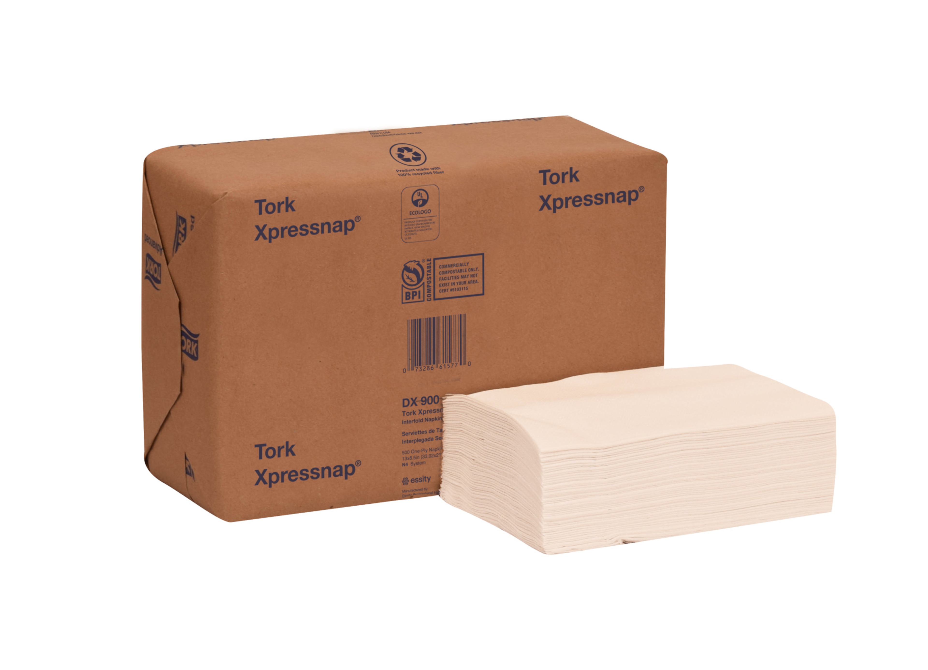 Tork Xpressnap® White Dispenser Napkin N4