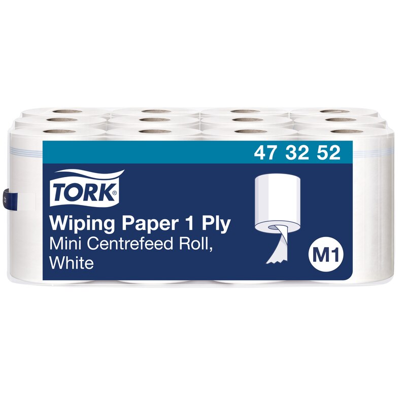 Tork Mehrzweck-Papierwischtücher mit Innenabrollung in Weiß M1