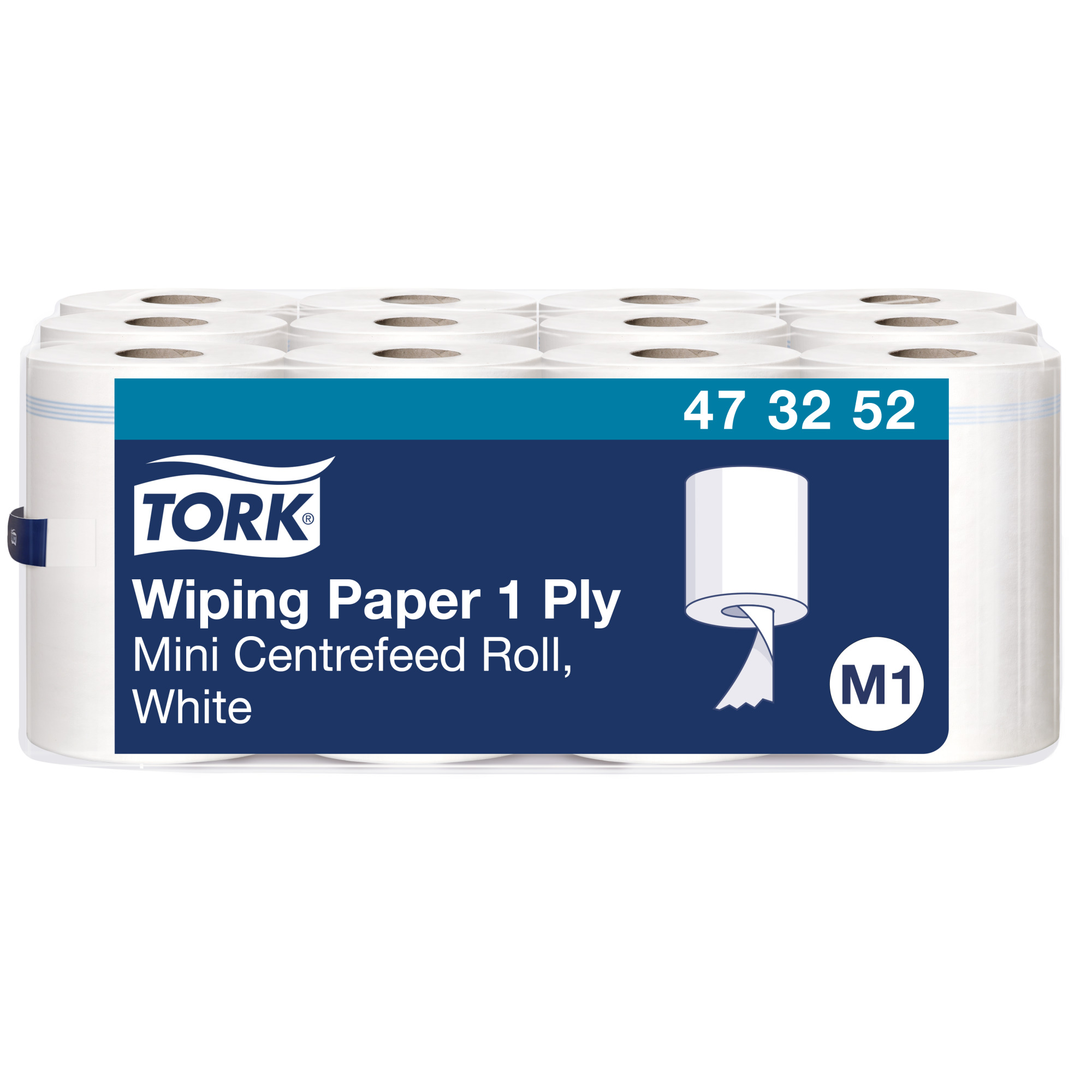 Tork Centrefeed Wiping Paper White M1