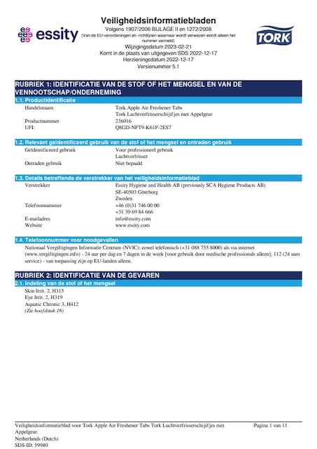 Safety Data Sheet