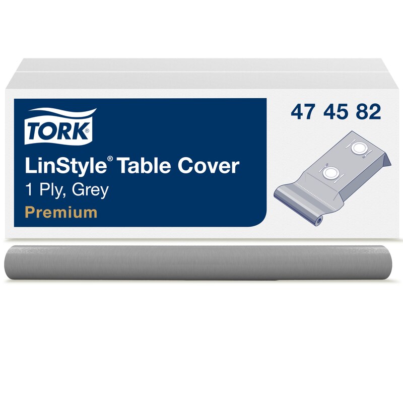 Tork LinStyle® Tischdecke Grau gerollt
