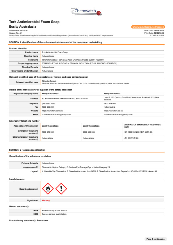 Safety Data Sheet