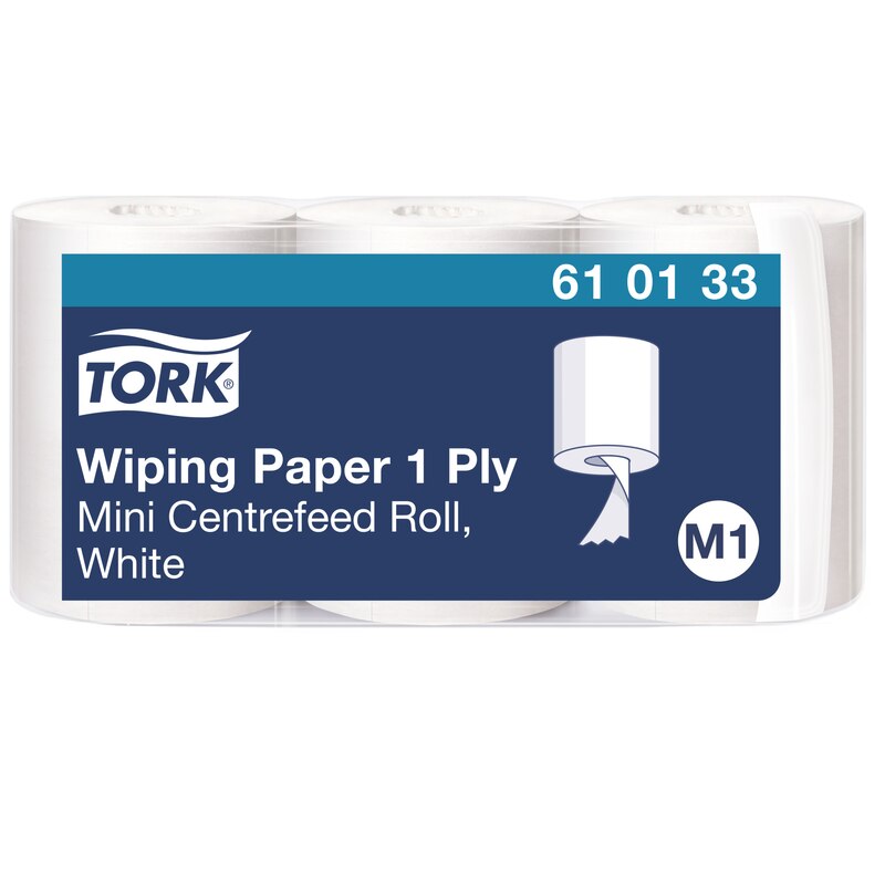 Tork Mehrzweck-Papierwischtücher mit Innenabrollung Weiß M1