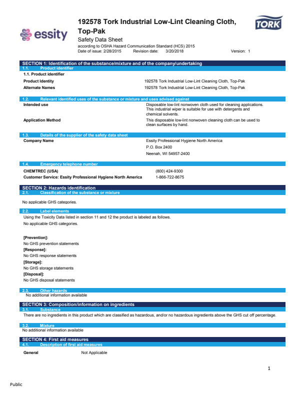 Safety Data Sheet