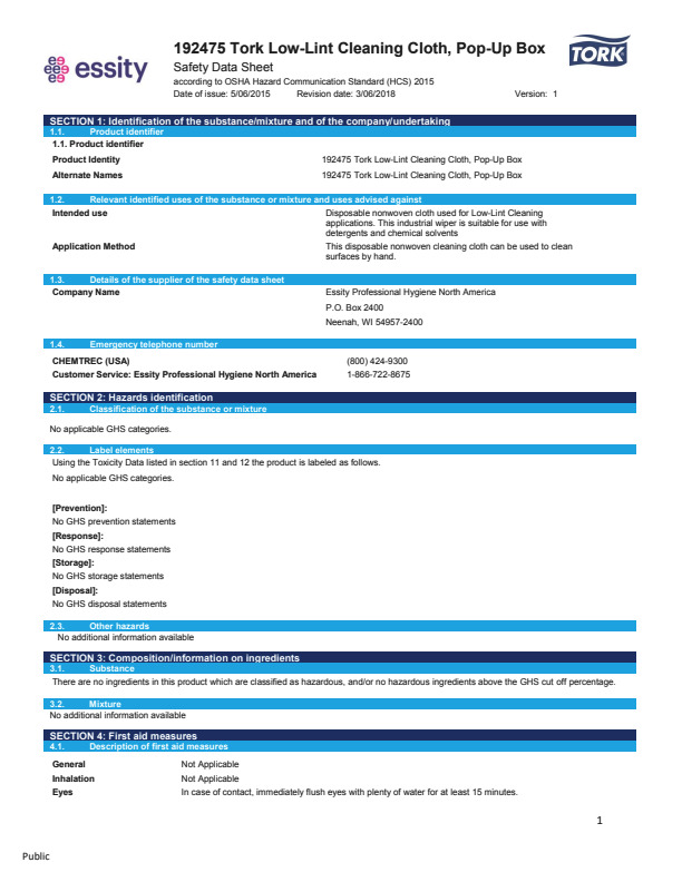 Safety Data Sheet