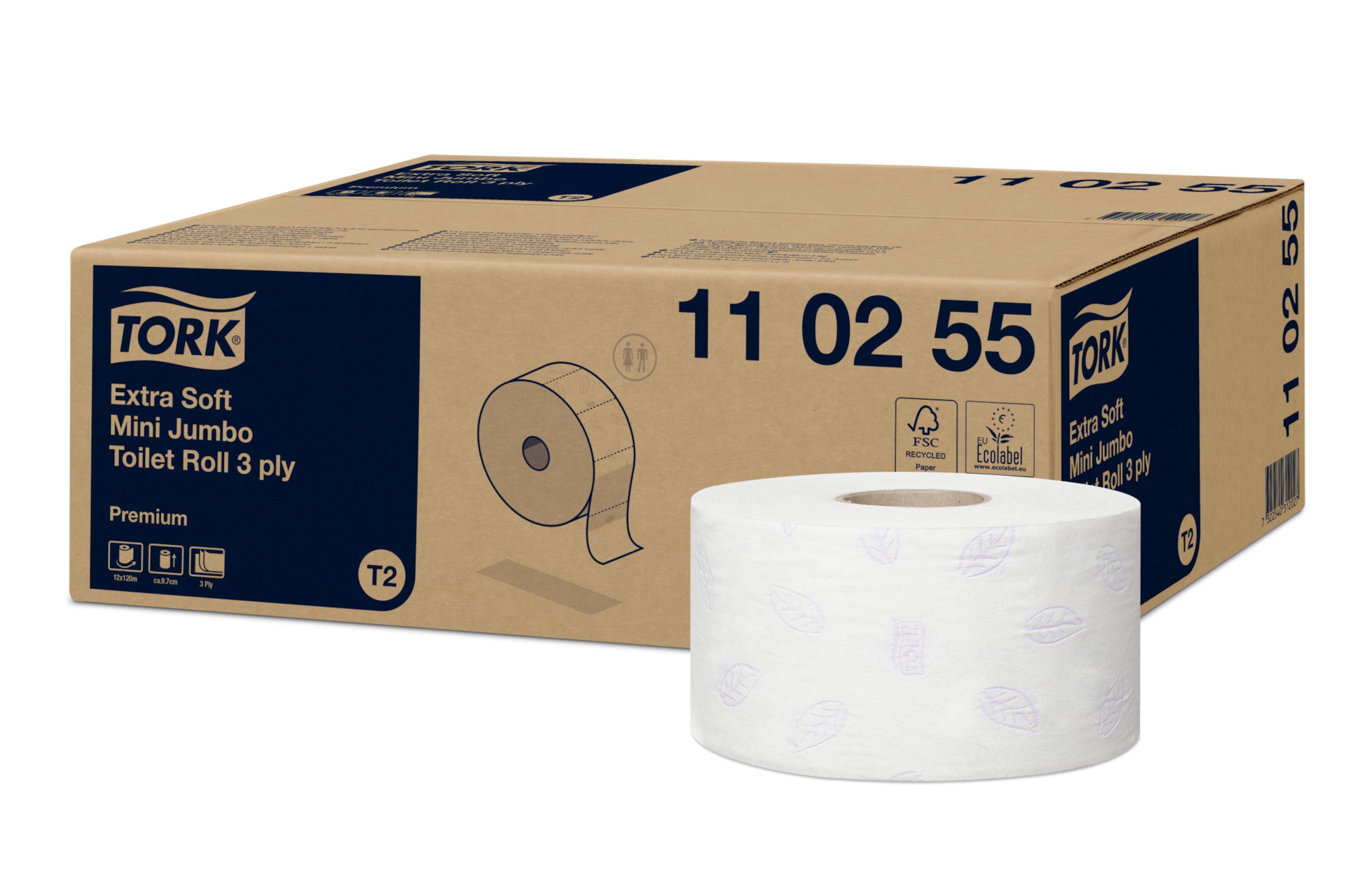 Tork Extra Soft Mini Jumbo Toilet Roll Premium – 3-Laags