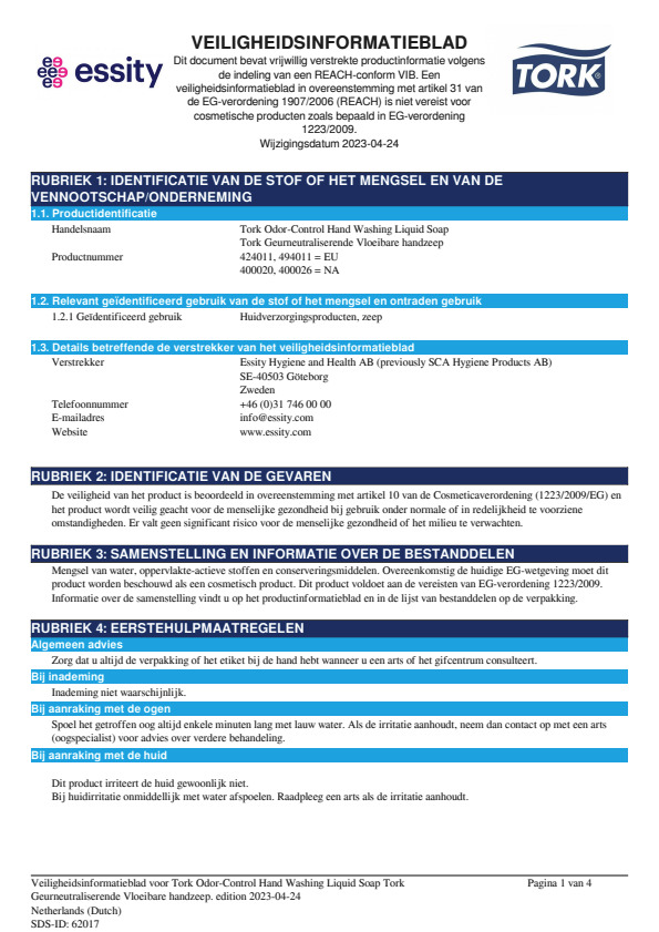 Safety Data Sheet