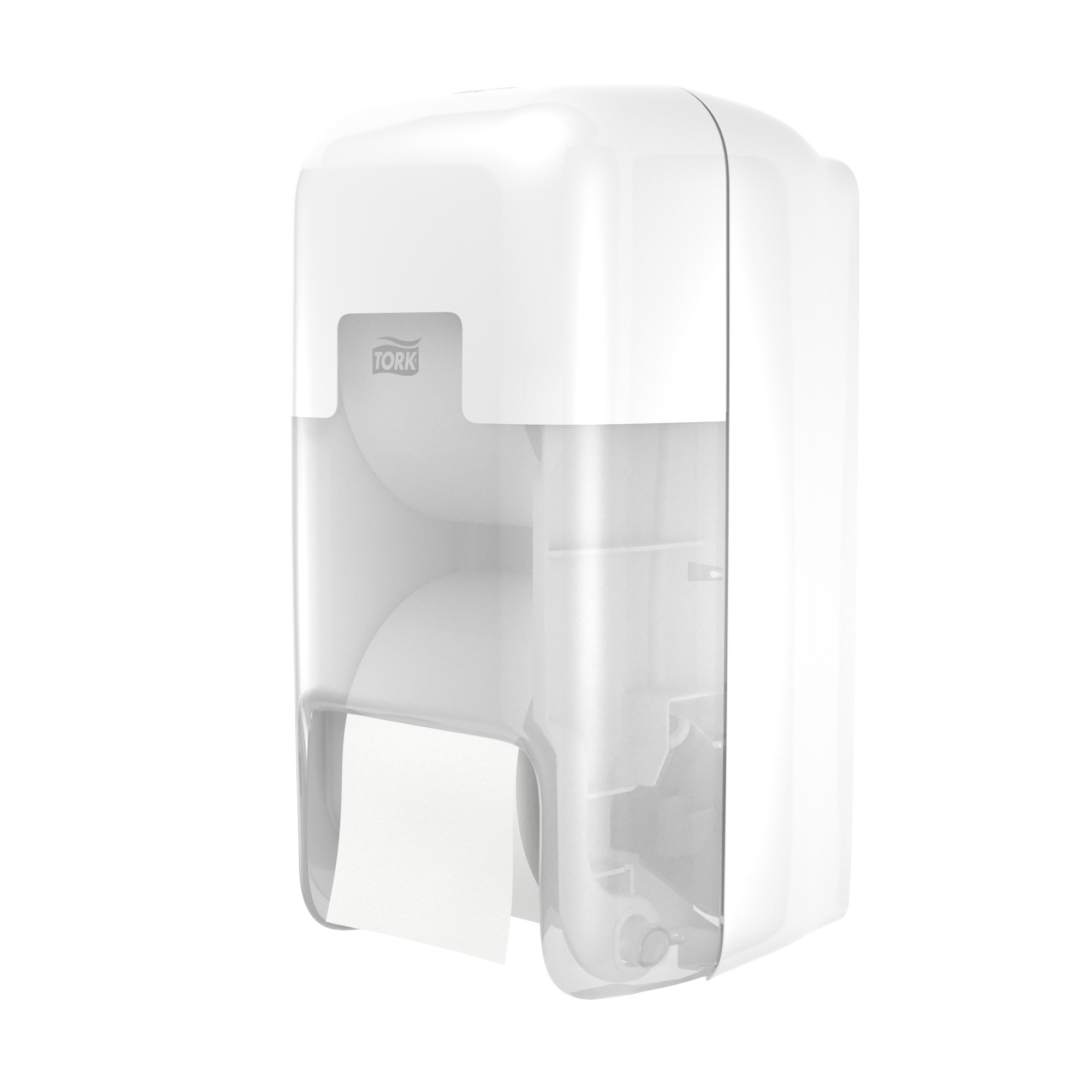 Tork OptiServe® 2-Roll Coreless Toilet Paper Dispenser White T7/T5