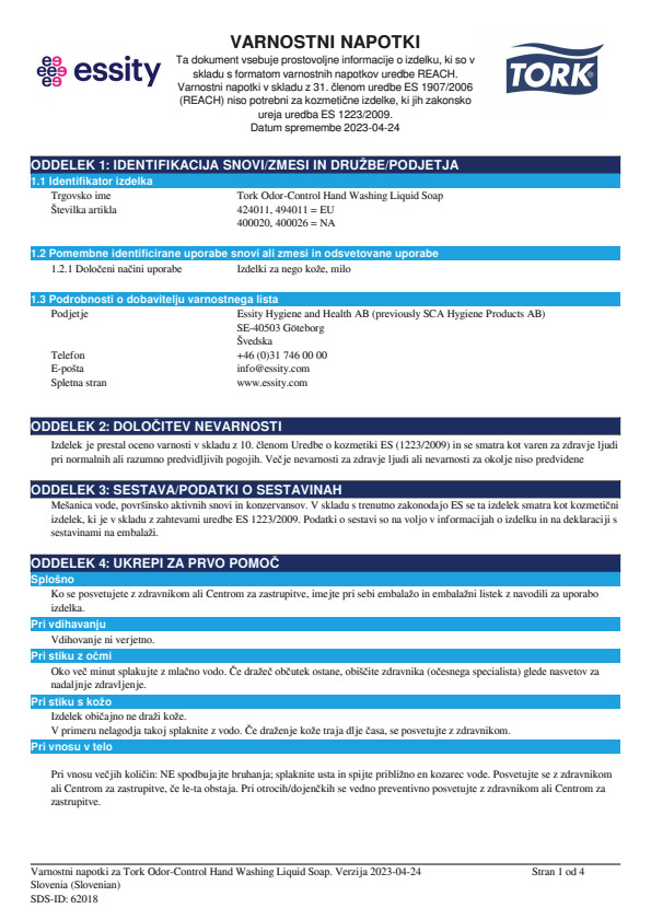Safety Data Sheet