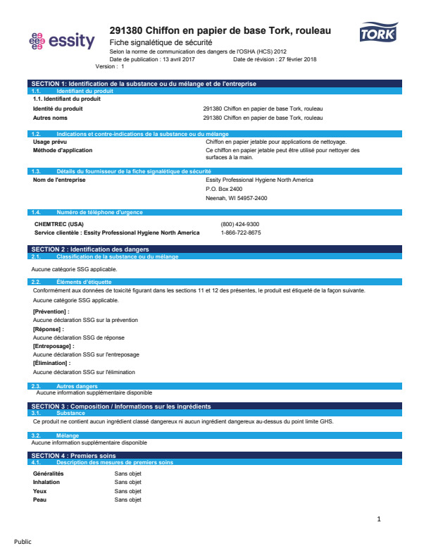 Safety Data Sheet