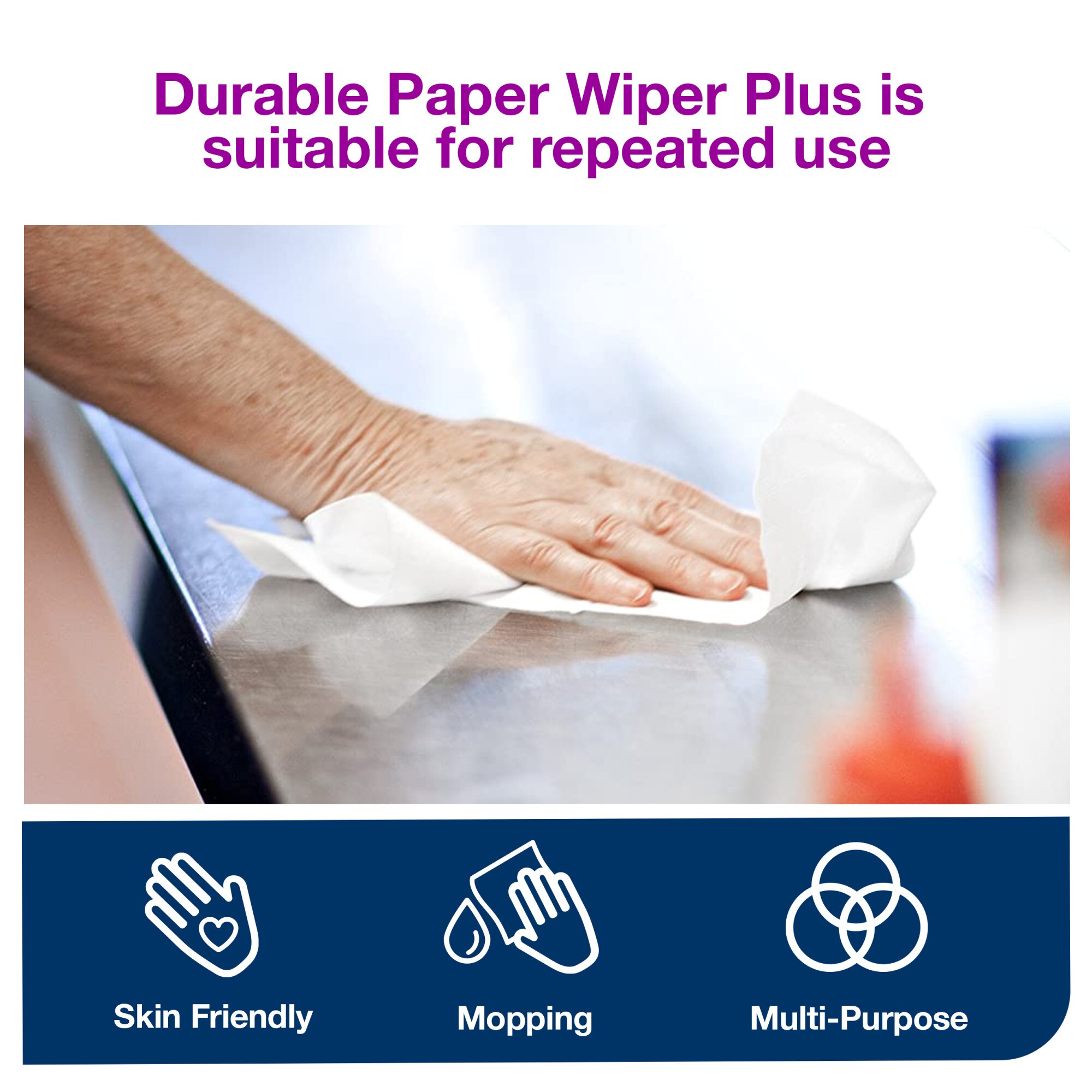 Tork Paper Wiper Plus White W24
