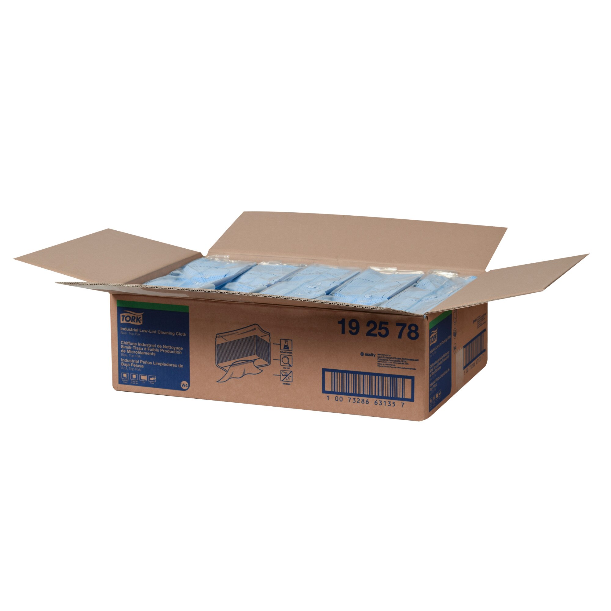 Tork Industrial Low-Lint Cleaning Cloth, Top-Pak