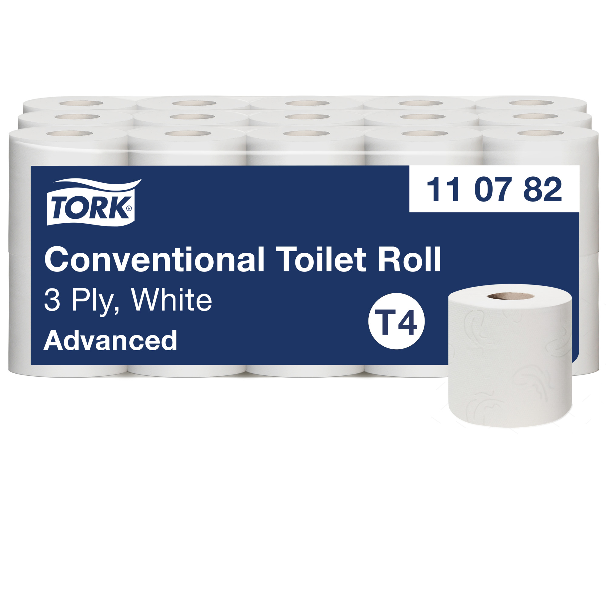 Tork Papier toilette rouleau traditionnel Advanced - 3 plis