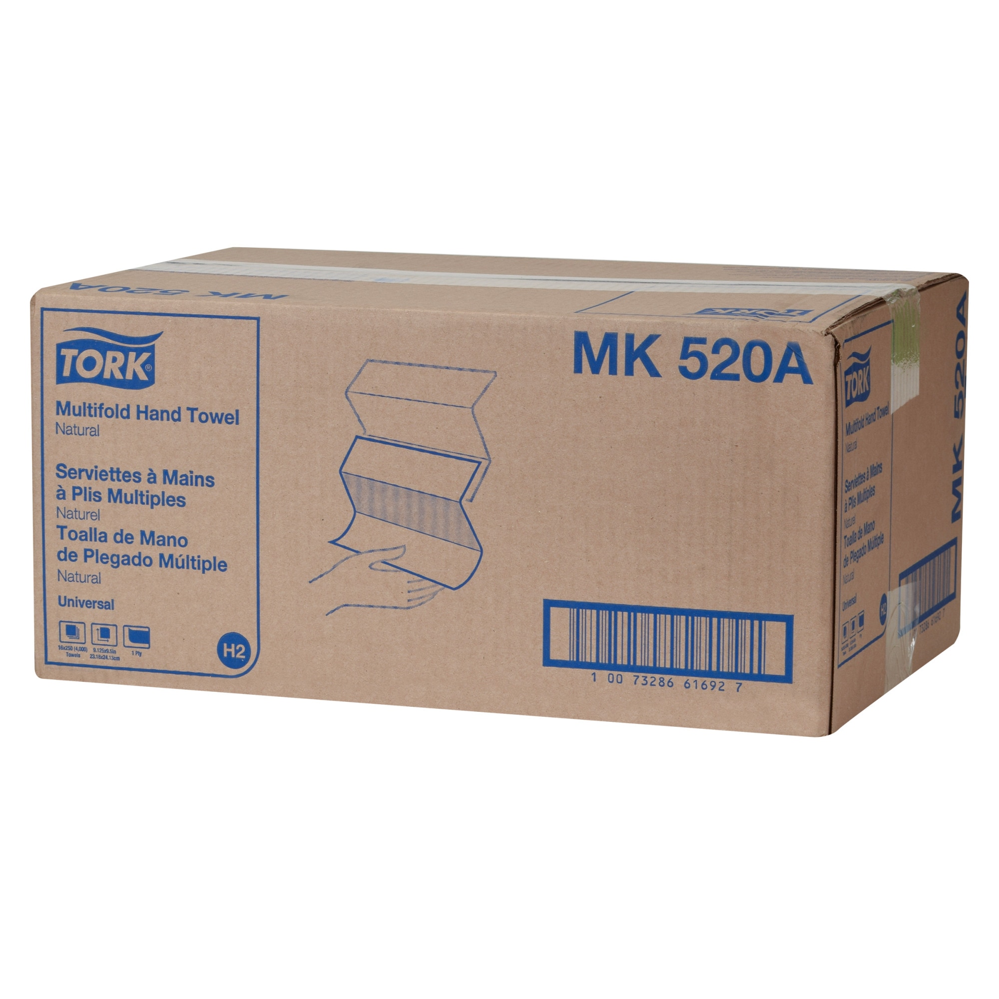 Tork Multifold Hand Towel Natural H2