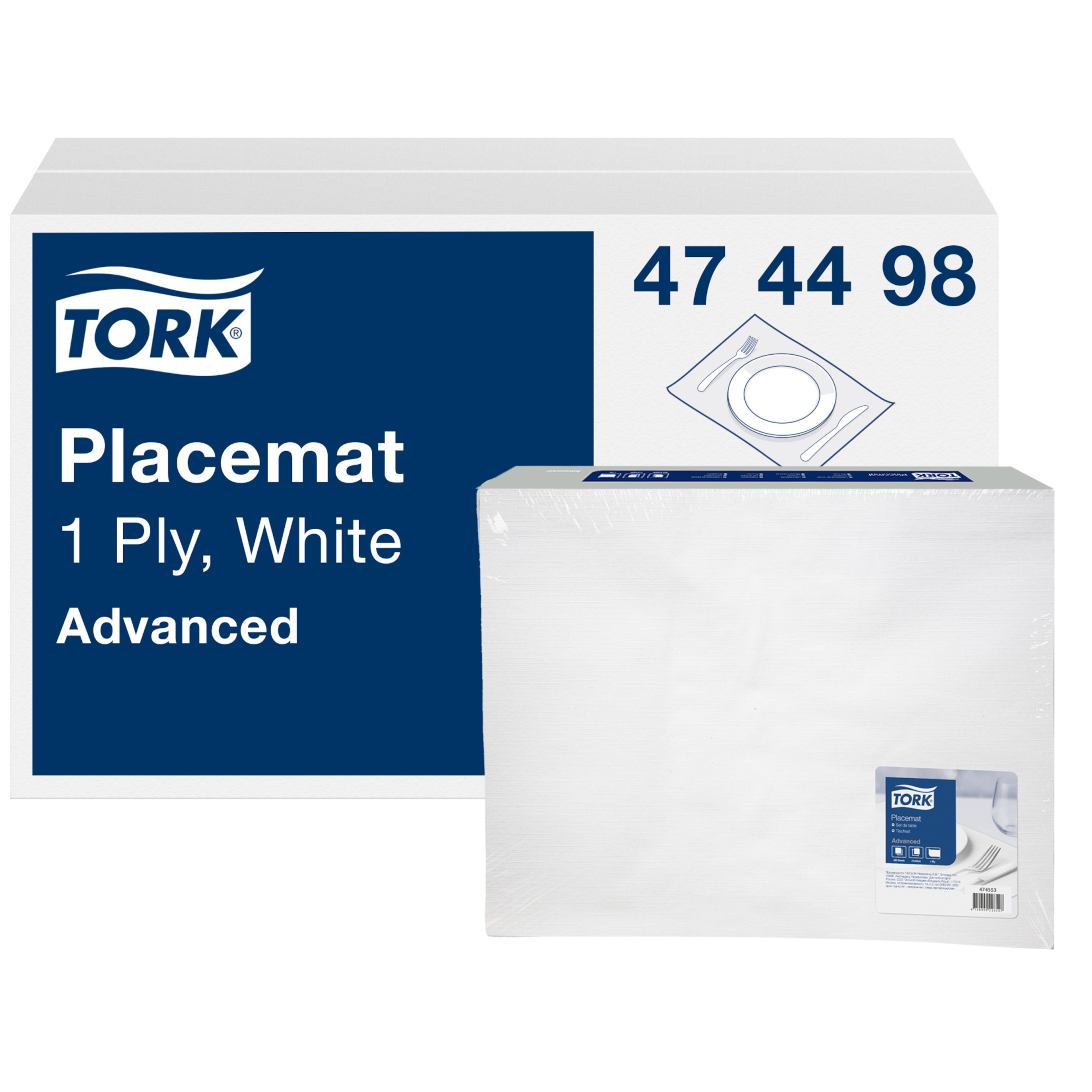 Tork White Disposable Placemat
