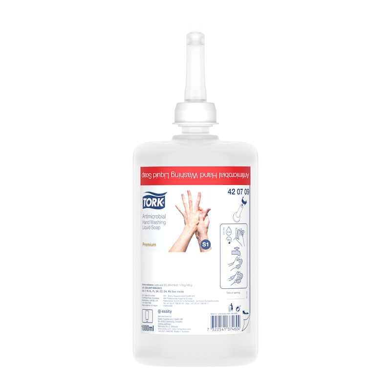 Tork Antimicrobial Hand Washing Liquid Soap