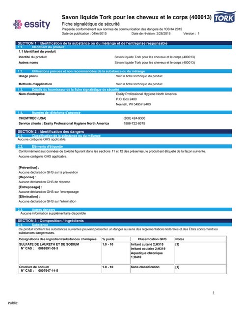 Safety Data Sheet